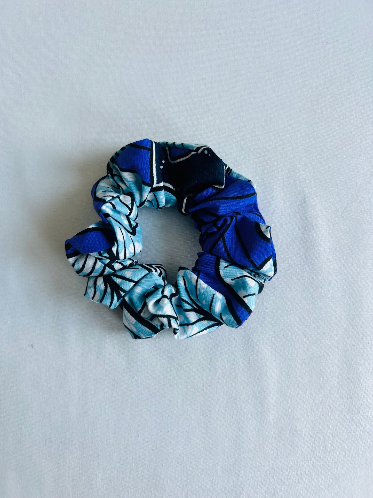 Midnight Blossom Scrunchie