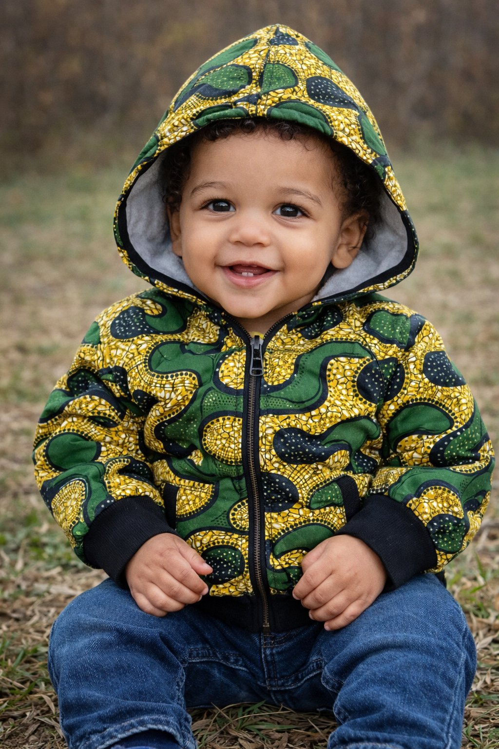 Hooded Camo Army Jacket